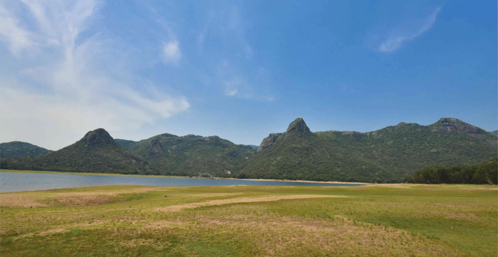 Cab from Tirupur to Thirumoorthy Dam – nature and waterfalls