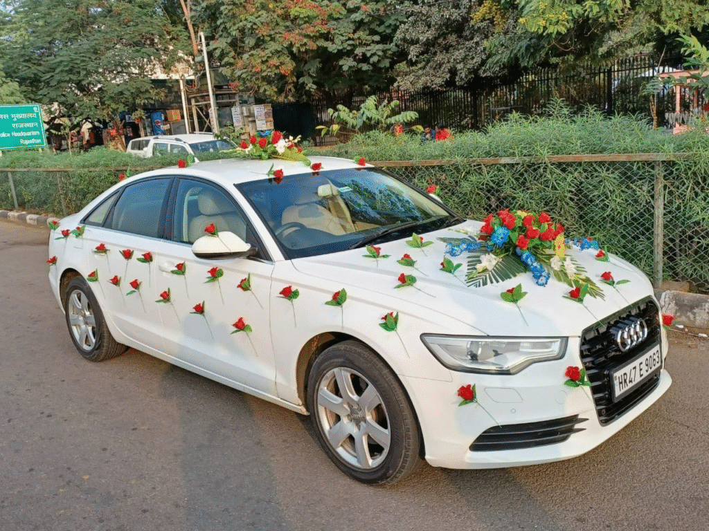 Luxury wedding car rental in Tirupur for marriage functions